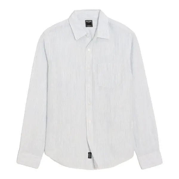 Slim Sea Soft Linen Point Collar Shirt
