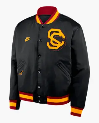 USC Legacy Men's Nike College Full-Snap Bomber Jacket