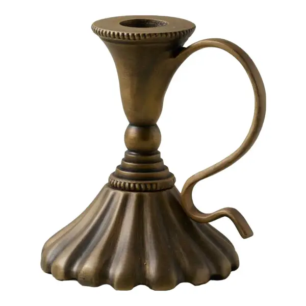 Anna Antique Brass Taper Holder