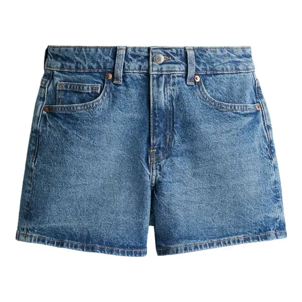 Denim 5-Pocket Shorts