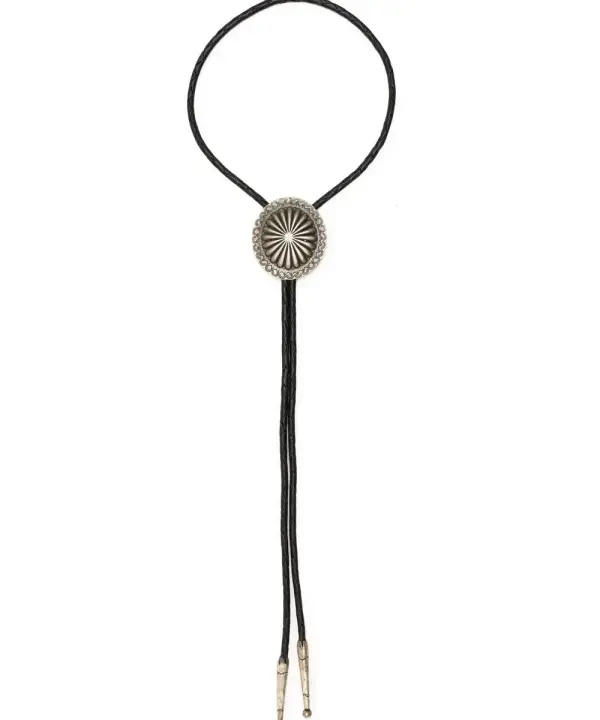 Braided Leather Bolo Tie