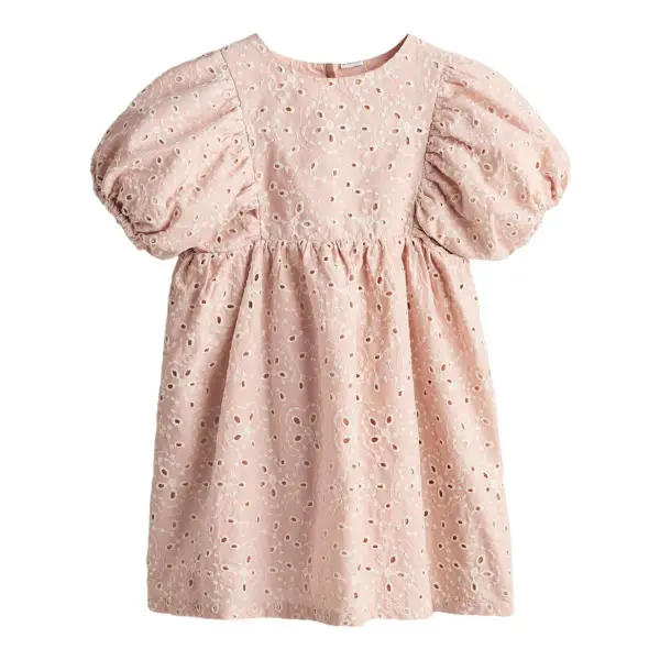 Eyelet Embroidered Cotton Dress