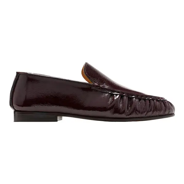Leather Moc-Toe Loafer