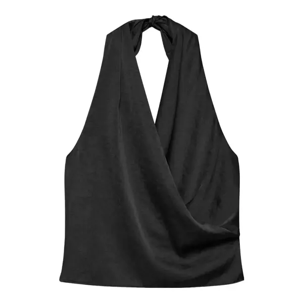 Martini Satin Halter Top