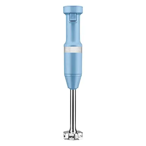KitchenAid Variable Speed Corded Hand Blender KHBV53, Blue Velvet