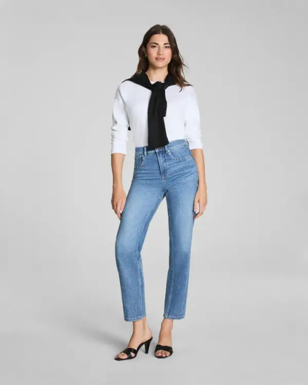 Shaping 90s Straight Leg Jeans | 4-Way Stretch Denim | SPANX