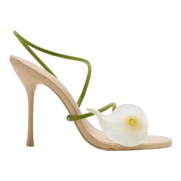 Cassidy Leather Slingback Sandals