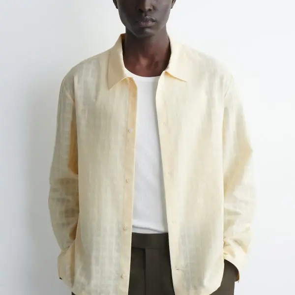Cotton-Jacquard Shirt