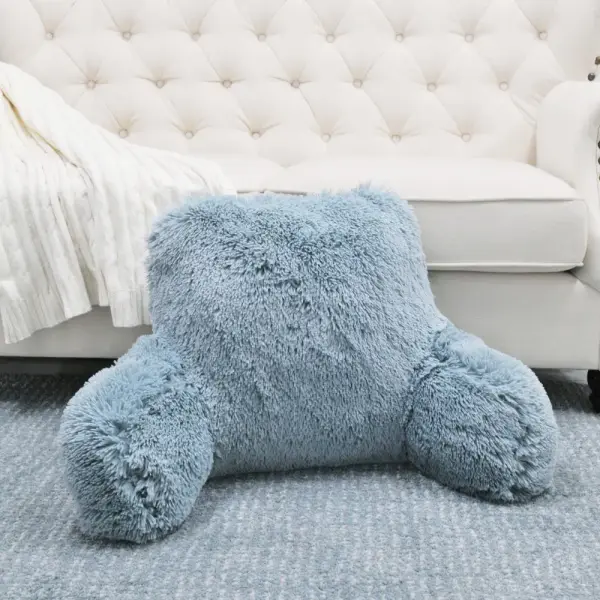 Home Soft Things Shaggy Backrest Faux Fur Pillow Cover & Insert & Reviews | Wayfair