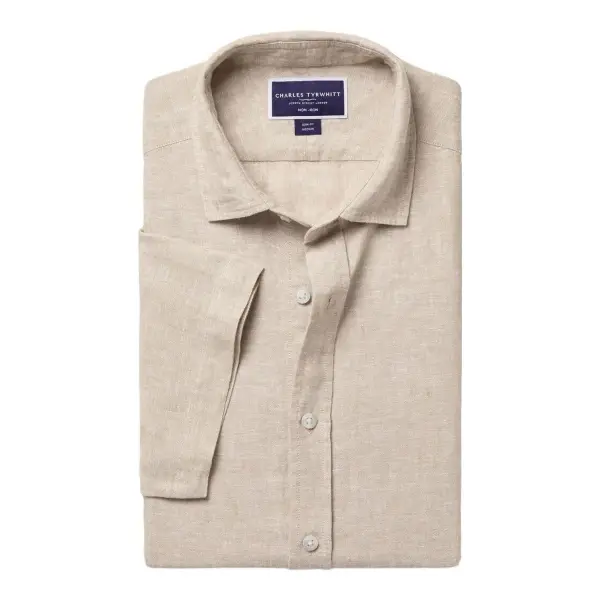 Pure Linen Short Sleeve Shirt