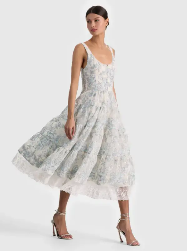 CHARLOTTE LACE MIDI DRESS