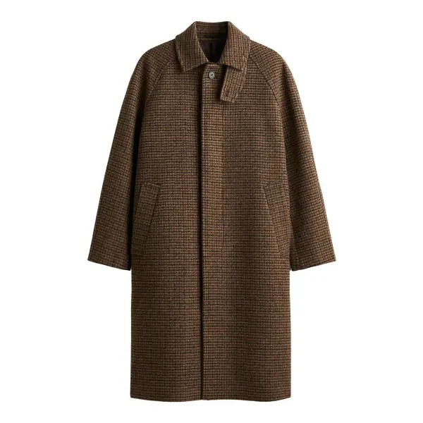 Knee-length Car Coat
