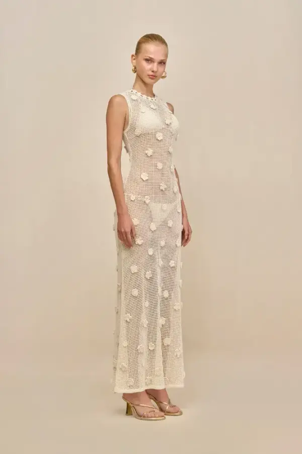 VERMEER DRESS - OFF WHITE