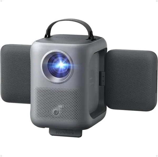 soundcore Nebula P1i Smart Projector with WiFi and Bluetooth, Flippable Speakers, 2.0 Dolby Audio, 380 ANSI Lumens, Full HD 1080P, All-Glass Lenses, Dual 10W Stereo, GTV, Portable - Walmart.com