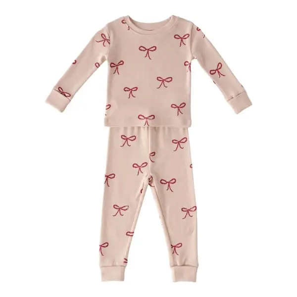 Ribbed Pajama Set