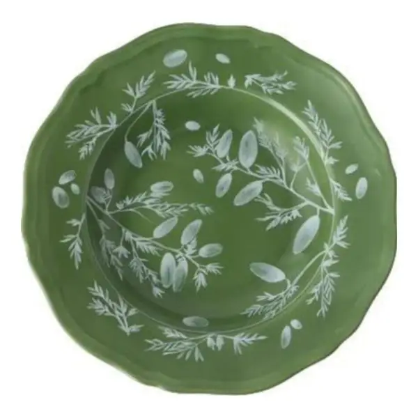 Floral Soup Plate