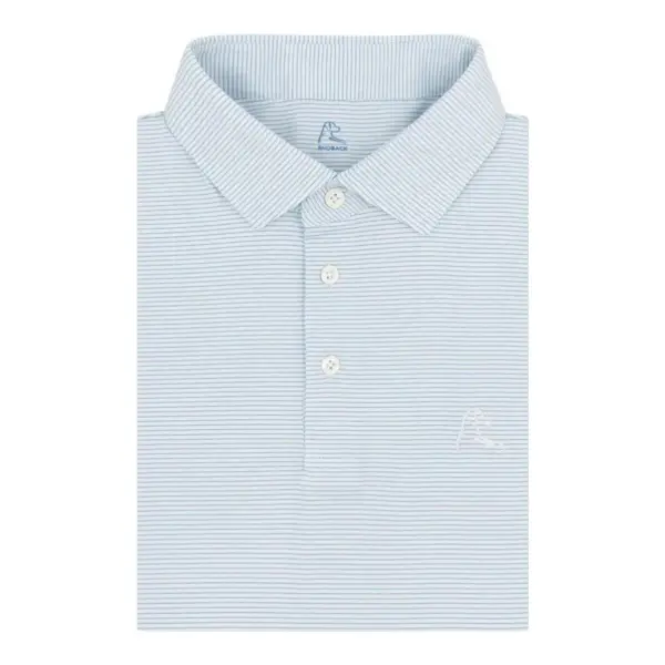 The Shell Stripe Short Sleeve Performance Polo Shirt