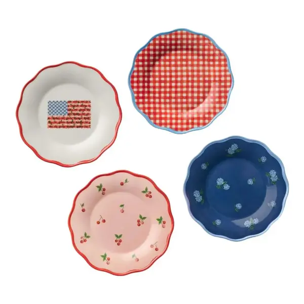 Melamine Assorted Dessert Plates