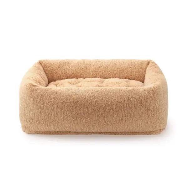 Recycled Sherpa Bolster Dog Bed