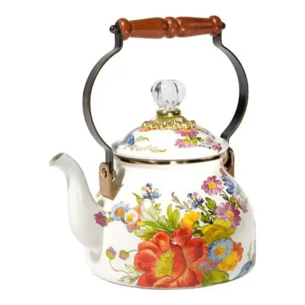 Flower Market 2 Quart Tea Kettle