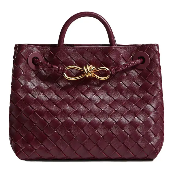 Andiamo Intrecciato 15 Leather Bag