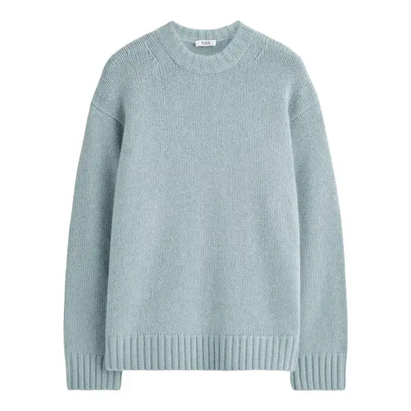 Chunky Pure Cashmere Crew-Neck Sweater