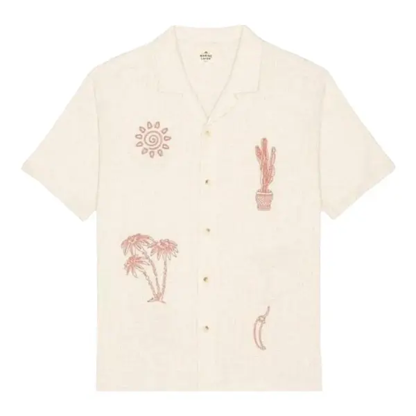Embroidered Resort Shirt