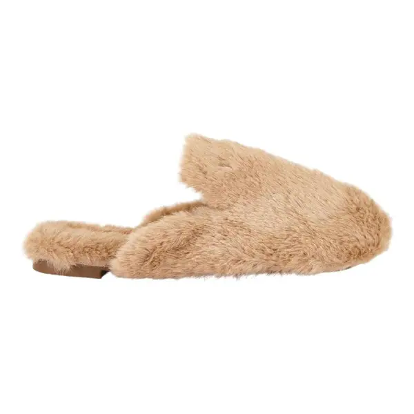 Plush Mule Slippers
