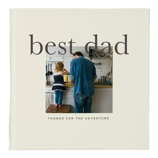Best Dad 6.5" x 6.5" Hardcover Photo Book