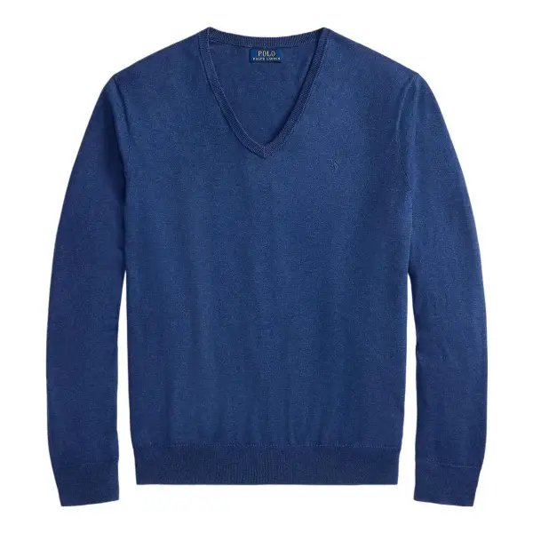 Cotton V-Neck Sweater