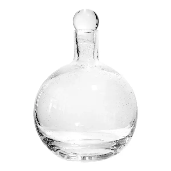 Bubble Glass Carafe Round