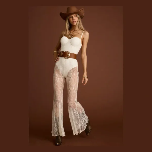 Belladonna Cream Lace Jumpsuit