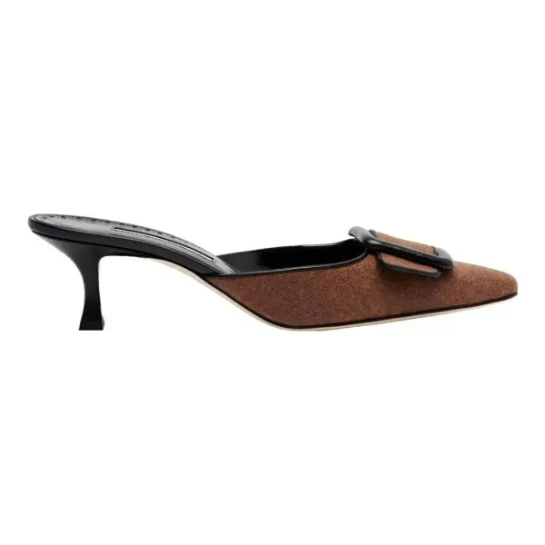 Maysa Suede Kitten Heel Mules