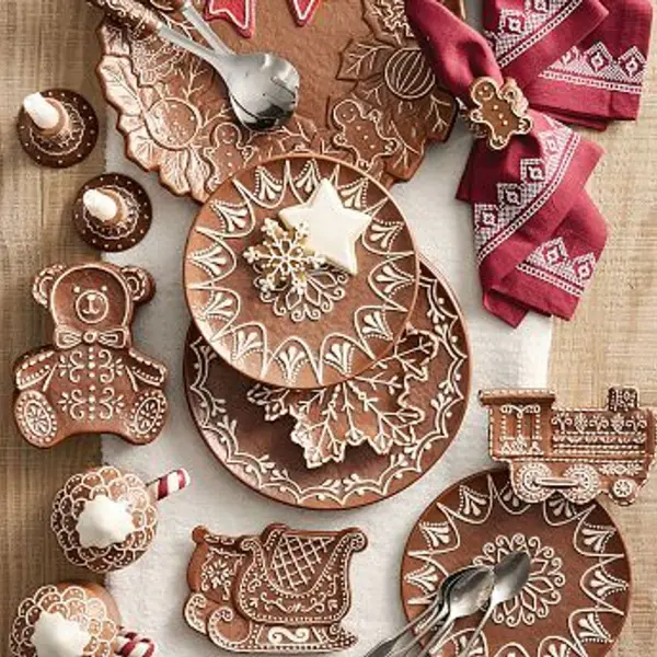 Gingerbread Stoneware Dinnerware Collection