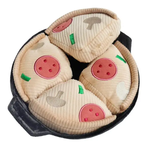 Deep Dish Pizza Enrichment Dog Toy