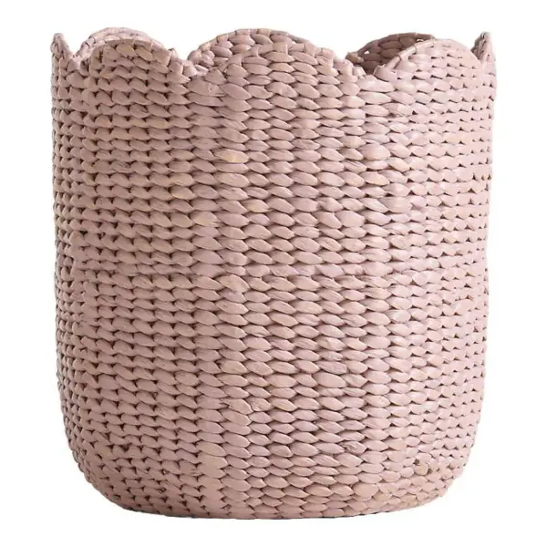 Bloom Lilac Woven Large Floor Storage Bin