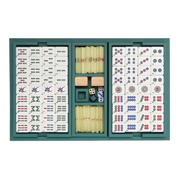 Leather Mahjong Set