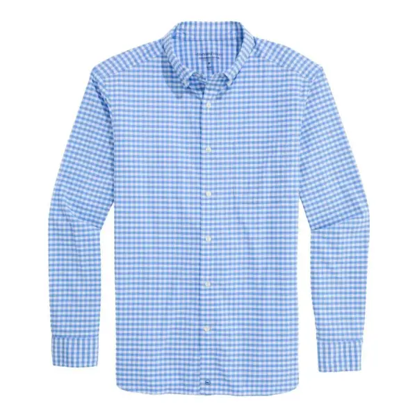 Performance Cotton Skysail Gingham Shirt