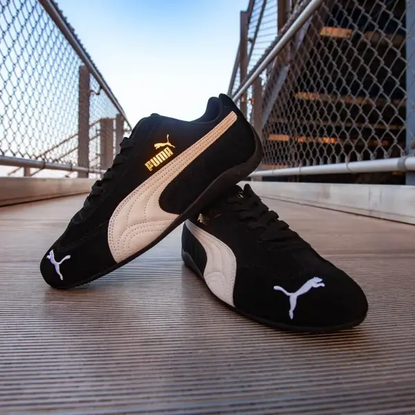 Womens PUMA Speedcat OG Athletic Shoe - Black / White