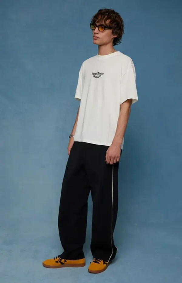 Black Bolton Baggy Track Pants