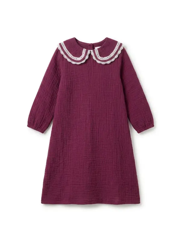 Girls Muslin Dress