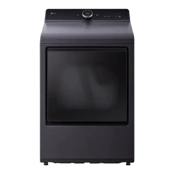 7.3 cu. ft. Ultra Large Capacity Rear Control Electric Dryer with LG EasyLoad Door, AI Sensing and TurboSteam