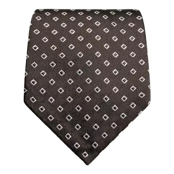 Graphic Tie in Pure Silk
