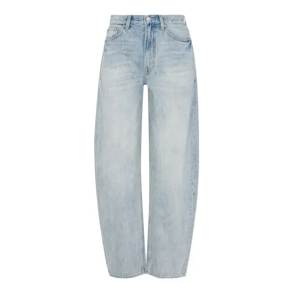 Wes High-Rise Barrel Jeans
