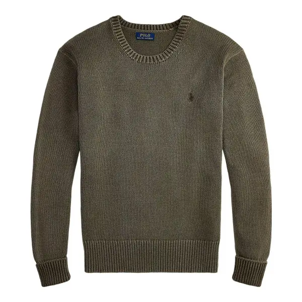 Garment-Dyed Cotton Sweater