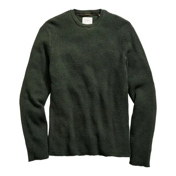 Mini Waffle Crew Sweater