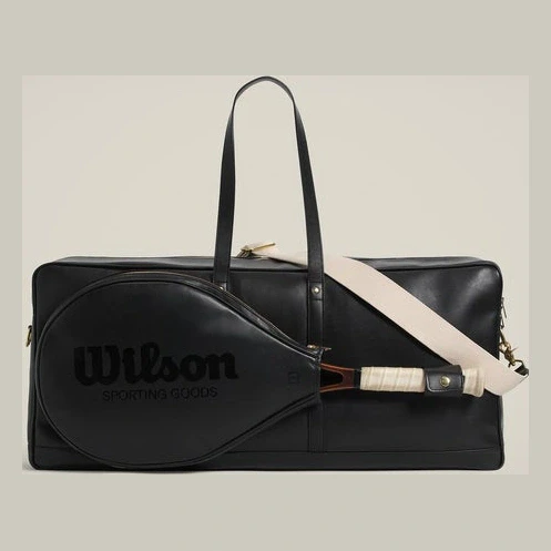 Showman Leather Tennis Bag