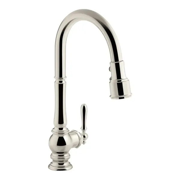 Artifacts 1.5 GPM Single Hole Pull Down Kitchen Faucet