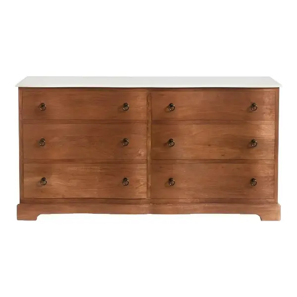 Scarlett 6 Drawer Dresser 64"
