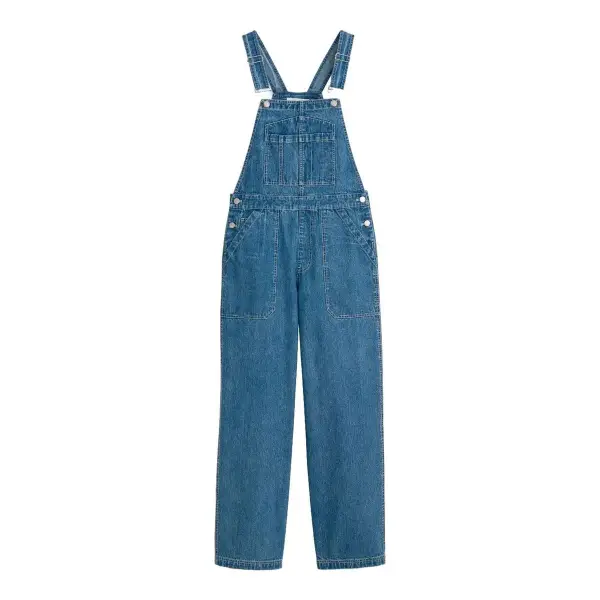 Lili Overall in Denim